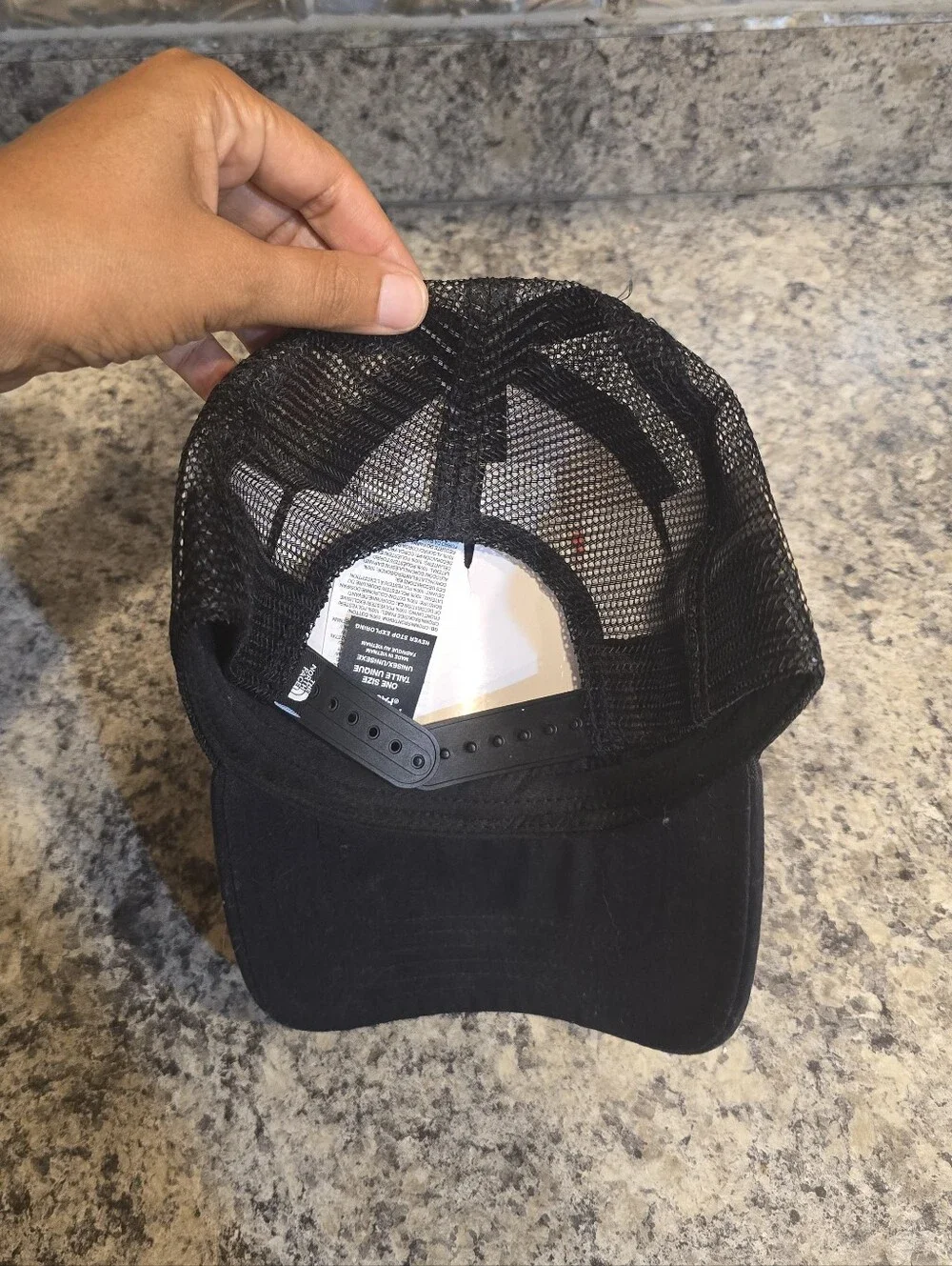 New Mens TNF The North Face Box Logo Trucket Trucker Mesh Back Cap